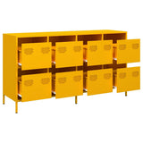Sideboard Mustard Yellow 135x39x73.5 cm Cold-rolled Steel 3307170