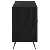 Sideboard Black Oak 100 x 36 x 60 cm Engineered Wood 882453