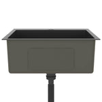 Handmade Kitchen Sink Black Stainless Steel 51509