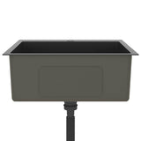 Handmade Kitchen Sink Black Stainless Steel 51509