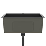 Handmade Kitchen Sink Black Stainless Steel 51509