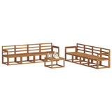 Outdoor Sofa Set 9 pcs Natural 3366172