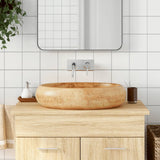 Countertop Basin Brown Oval 59x40x15 cm Ceramic 155079
