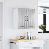 Kitchen Wall Cabinet Lucca Concrete Grey Engineered Wood 853821