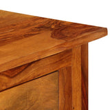 Sideboard with 3 Drawers 110x30x80 cm Solid Acacia Wood 338032