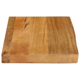 Table Top Live Edge 60x40x2.5 cm Solid Wood Mango 370536