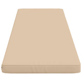 2-Piece Bench Cushions VUGHT 2 pcs 100% Polyester Cream 952235