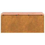 Garden Bench Rusty 100 x 40 x 43 cm Weathering steel 874911