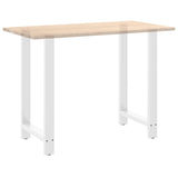 Bar Table Legs White 2 pcs 60x cm Steel 4013345