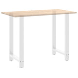 ZNTS Coffee Table Legs White 2 pcs 60x cm Steel 4013345