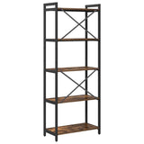 Bookshelf Smoked Oak 60 x 30 x 155 cm Engineered Wood 868385