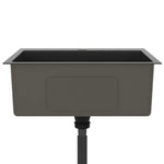 Handmade Kitchen Sink Black Stainless Steel 51513