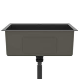 Handmade Kitchen Sink Black Stainless Steel 51513