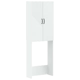 Toilet Cabinet HAARLEM White 66 x 25.5 x 190 cm Engineered Wood 896915