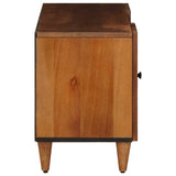 TV Cabinet with Shelf Walnut 105 x 33 x 46 cm Solid Mango Wood 4018224