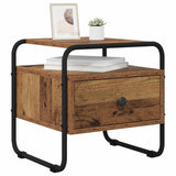 Bedside Cabinet Old Wood 40 x 39.5 x 40 cm Engineered Wood 8007679