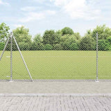 Welded Wire Fence with Concrete Base 25 x 1.2 m 3351305