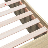 Bed Frame without Mattress Sonoma Oak 120x190 cm Small Double 3280953