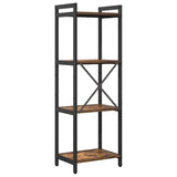 Bookshelf Smoked Oak 40 x 30 x 119 cm Engineered Wood 868361