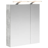 Bathroom Mirror Cabinet Concrete Grey 60 x 14.5 x 70 cm 889066