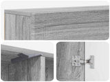 Fireplace Surround Grey Sonoma 102 x 18 x 100.5 cm 8006612