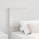 Headboard Gloss White Engineered wood 888357