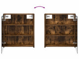 Bathroom Cabinet Set 3 pcs 116 x 16 x 62.5 cm Engineered wood 3403812