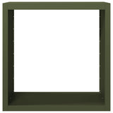 Firewood Rack Green 100x40x100 cm Steel 850971