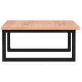 Basin Shelf Wall Mounted Steel and Solid Wood Oak 3302609