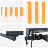 Electric Retractable Awning 3 x 2 m Polyester with PU coating 3421942