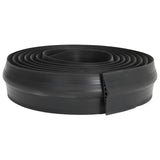 Garage Floor Seal Black 155 x 28 mm 2 m EPDM Rubber 42038234