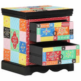 Bedside Cabinet with Drawer 2 pcs Multicolour 40 x 35 x 45 cm 4017565