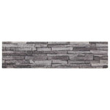 3D Wall Panels 14 pcs Anthracite 100x25 cm EPS 4008555