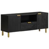 TV Cabinet Black 105x33x46 cm Engineered Wood 4017662