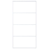 Sliding Door ESG Glass and Aluminium 102.5x205 cm White 151664