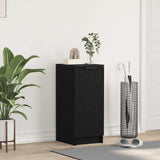 Shoe Cabinet Black Oak 29.5 x 35 x 70 cm Engineered Wood 862778