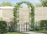 Garden Arch with Lock Green 203 x 50 x 218 cm 42021347