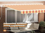 Awning Replacement Fabric Multicolour 3 x 2 m Polyester 42000485