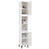 Bathroom Cabinet White 30x30x190 cm Engineered Wood 819796