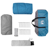 Instant Tent with Rainfly Water-Resistant 3-Person Blue 42042275