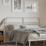 Metal Replace Headboard White 150 cm 376683