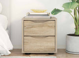 Bedside Table Sonoma Oak 30.5 x 30 x 43 cm Engineered Wood 888801