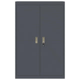 Storage Cabinet Anthracite 90 x 40 x 140 cm Steel 3406162