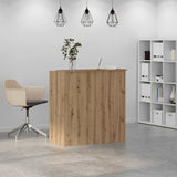Reception Desk Artisan Oak 100x50x103.5 cm Engineered Wood 3324168