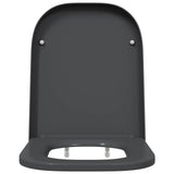 Toilet Seat Anthracite 47.5 x 35 x 3.6 cm Duroplast 42002358
