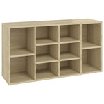 Shoe Bench Sonoma Oak 103x30x55 cm Engineered Wood 803293