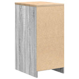 Garage Storage Cabinet Grey Sonoma 40x51x85 cm Solid Wood Pine 860594