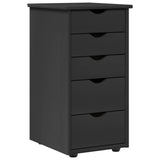 Cabinet Grey 34 x 39 x 61.5 cm Solid Pine Wood 42028350
