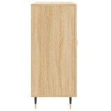 Sideboard Sonoma Oak 90x34x80 cm Engineered Wood 828087
