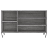 Shoe Cabinet Grey Sonoma 102x36x60 cm Engineered Wood 831418